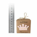 50pcs Baby Shower Candy Box Little Prince Little Princess Crown Kraft Boxes