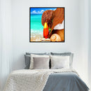 Seaside 5D Full Round Drill Diamond Painting DIY Cross Stitch Mosaic Art