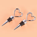1pcs Heart Shaped Red Wine Champagne Wine Bottle Stopper Valentines WeddingS Ew