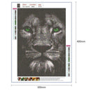 5D DIY Full Drill Diamond Painting Lion Embroidery Mosaic Craft Kit (hg404)