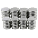 24Pcs Aluminum Round Tins Container Box for Lip Balm Craft Cosmetic Powders