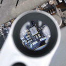 40X Magnifying Magnifier Glass Jeweler Eye Jewelry Loupe Loop with 2 LED Light