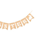 Happy Easter Rabbit Bunny Festival Pull Flag Banner Pennant Bunting DecoratiJ8U6
