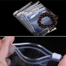 50Pcs Anti-oxidation Clear Plastic Bag Zip Lock Jewelry Packaging Pouch