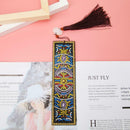 DIY Special Shaped Diamond Painting Creative Leather Bookmarks with Tassel
