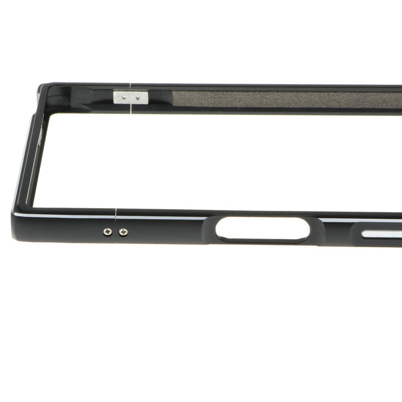 Durable Aluminum Metal Bumper Frame Border Cover Case  Black