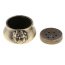 Incense Burner Censer Buddhism Ash Catcher Aromatherapy Furnace Bronze M