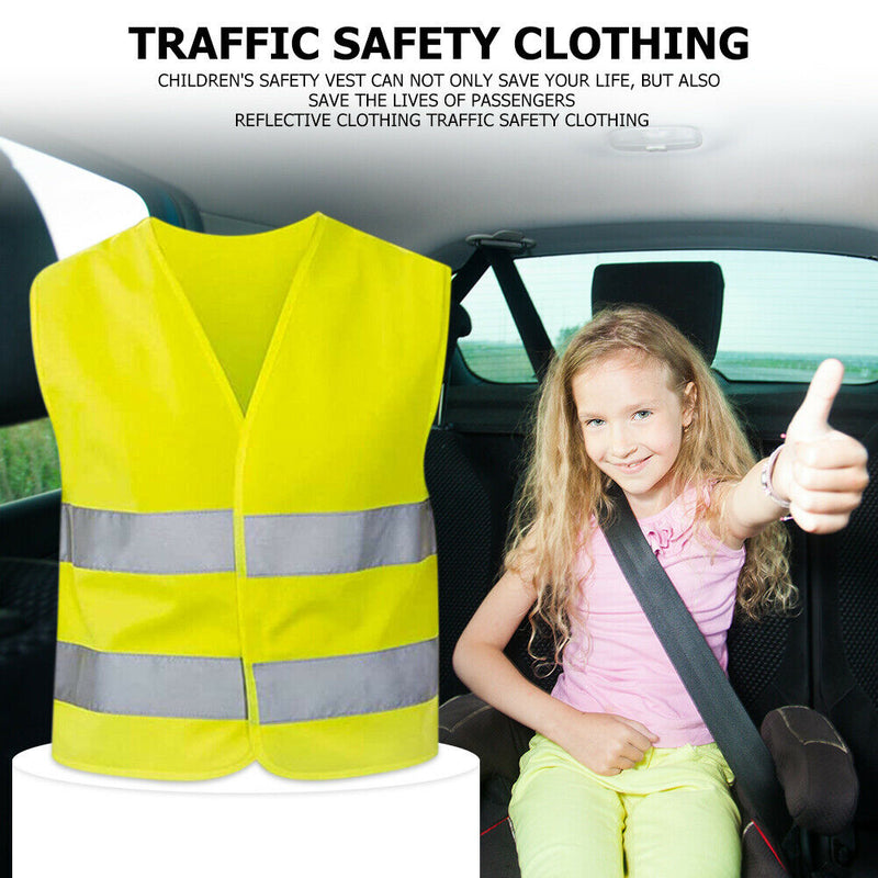 Reflective Vest School Children Training Breathable Jacket Scooter Cycling