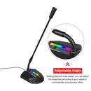 Professional Recording Adjustable Angle With RGB Light USB Computer Microphone