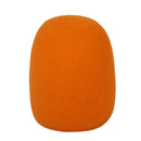 5Pc Orange Handheld Stage Microphone KTV DJ Windscreen Sponge Foam Mic Cover