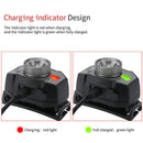 LED Headlamp Motion Sensor Headlight USB Rechargeable Head Torch Night Lighting