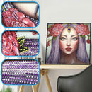 5D DIY Special Shaped Diamond Painting Girl Cross Stitch Mosaic Craft Kits