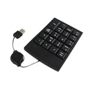 USB 19 Keys Numeric Number Num Pad Keypad/Keyboard For Laptop Notebook NetboLJ
