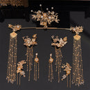 Hanfu Tiara Bride Costume Hair Accessories Chinese Phoenix Crown Luxury Cla Z8L4