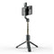 Q03S Aluminum Bluetooth Selfie Stick Tripod w/ Remote Shutter + Fill Light A