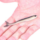 10pcs 80mm Soft Fishing Lure Minnow Saltwater Freshwater Worms Artificial B BX