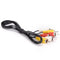 3 RCA Male to 3 RCA Male Composite Audio Video AV Cable Plug  1M  OZ