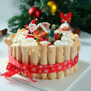 5pcs Merry Christmas Cake Toppers Xmas Tree Cupcake Picks Kids Birthday De BMO