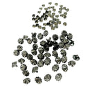 30 Sets 9mm Umbrella Shape Rivets Rapid Studs Nailhead for Leather Crafts