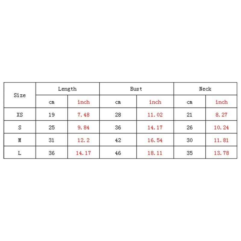 Dog Cat T-Shirt Clothes Vest Tee Cotton Puppy Pet Apparel Costume Coat Jack N2M5