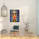 Christmas Sheep Diamond Painting 5D DIY Full Round Drill Wall Arts (B2481)