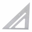 7" Aluminum Alloy Triangle Angle Protractor Speed Square Rafter Ruler Meter