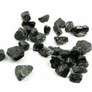100g Natural Black Crystal Tourmaline Rough Stone Rock Specimen Mineral & Q U8L8