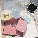 Lens Box Cartoon Cute Cat Portable Contact Storage Case Mirror Container HoSEAU