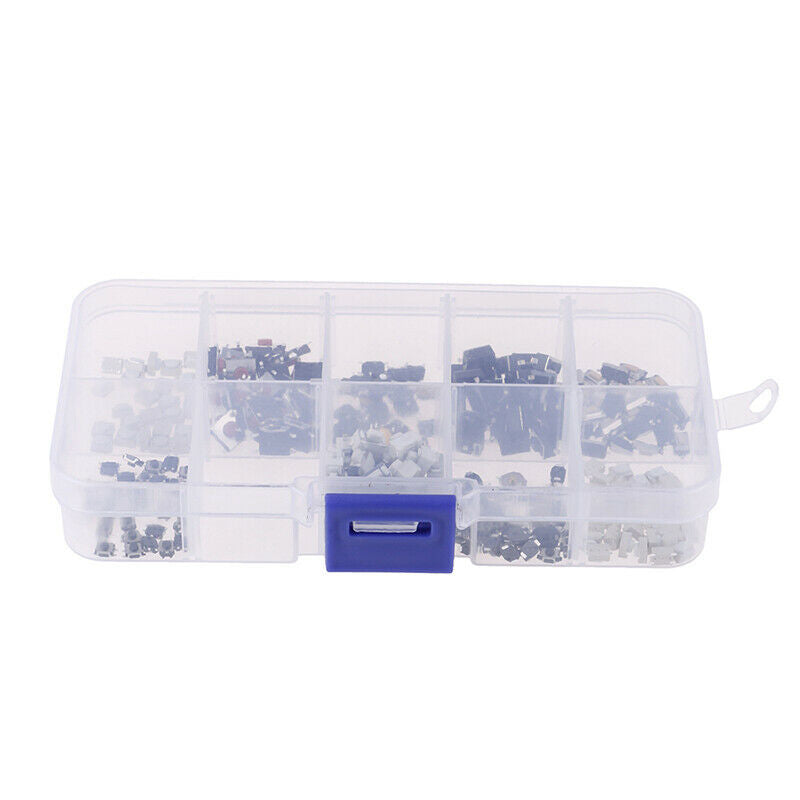 10 Types 250pcs Mixed Tactile Push Botton Switch Car Key Remote Microswitch K Gw