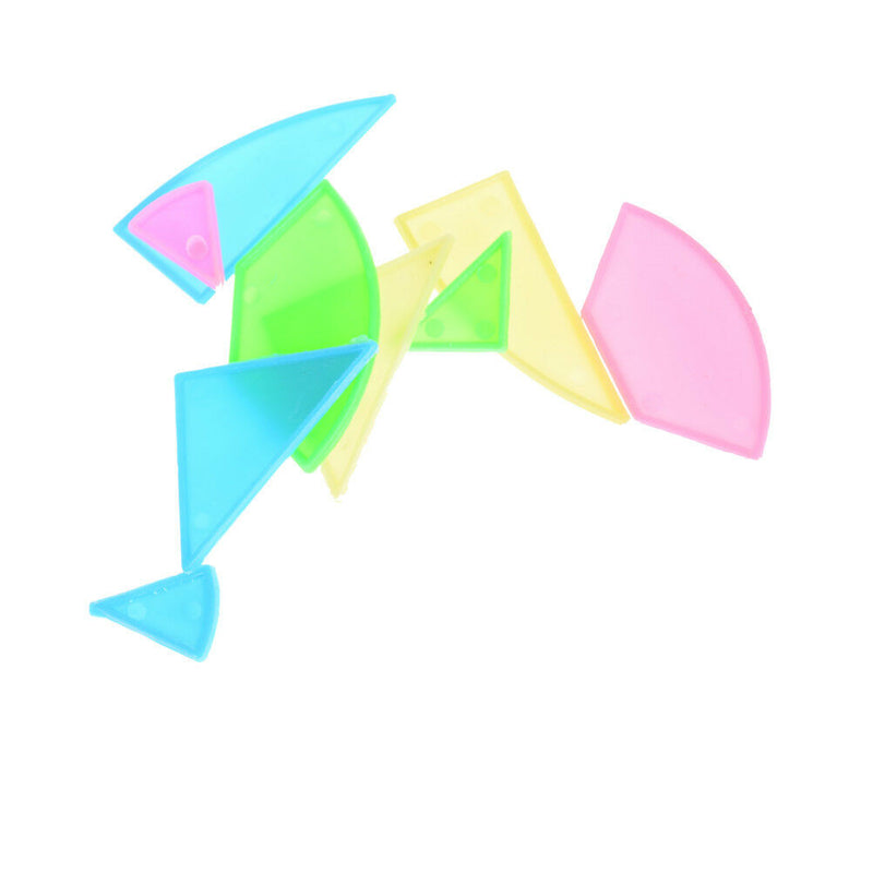 Plastic Jigsaw Puzzle Improved Version 9PCS Board Kids Educational Gift Toys  Z