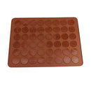 Silicone Macaron Macaroon Baking Mat Cake Decorating Mat - Makes 48 Macaroon