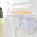 1PC Plastic Suction Cup Soap Bathroom Shower Dish Holder Accessories
