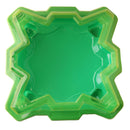 Plastic Burst Gyro Combat Arena Spinning Top Stadium Plate with Cover Green