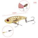 4pcs/lot Metal Fishing Lure VIB 3.5cm/3.5g Bass Artificial Hard Bait Cicada Lu3C