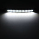 2pcs Motorcycle 17LED Flexible Strip Light Turn Signal Indicator White+Amb SHN