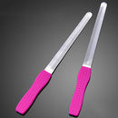 1 Manicure Pedicure Tool Dual Sided Stainless Steel Metal Nail Art File LJ
