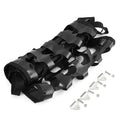 48x15 inch Universal Tailgate Net for Compact Mid Size Pickup Truck (Black) A