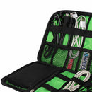 Zipped Travel Cable Organiser Bag Case For Digital Devices USB Cable Hard Drive