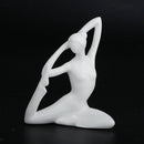 Modern Simple Creative Yoga Girl Decoration Ceramic Craft Ornament 6