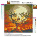 5D Halloween Tree DIY Diamond Embroidery Painting Full Drill Cross Stitch