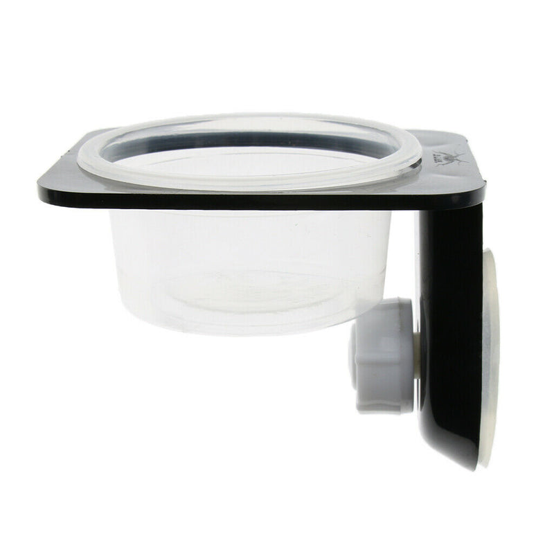 3Pcs Dual Single Reptile Feeding Bowl with Suction Cup for Worm Gecko Beetle
