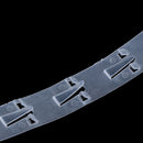 Pvc injection plastic food supermarket hanging strip transparent hanging stri Gw