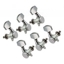 3+3 Metal Guitar Tuning Pegs 3R3L Machine Heads Tuning Pegs, Heavy Duty
