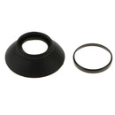 Rubber Eyecup Finder Eyepiece Hood With Metal Ring For  D800 D800E D700 D3 D2,