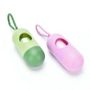 Dispenser For Pet Dog Cat Poop Scoop Waste Bags Roll Holder with Bags Clean ULJ