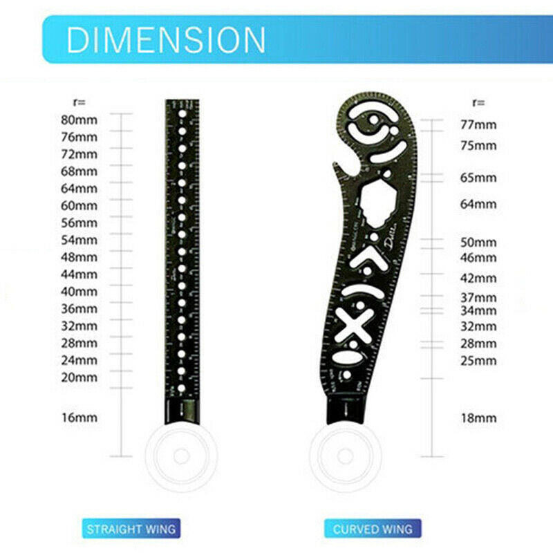 Magcon Ultimate Design Tool Mini Compass Protractor Combo-Circles Drawing To%!