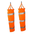 2pcs 40" Aviation Windsock Airport Patio Lawn Wind Bag w/ Reflective Grommet