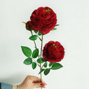 3 Heads Artificial Flowers Peony Bouquet Silk Flowers Bridal Bouquet Fall V P8Y7