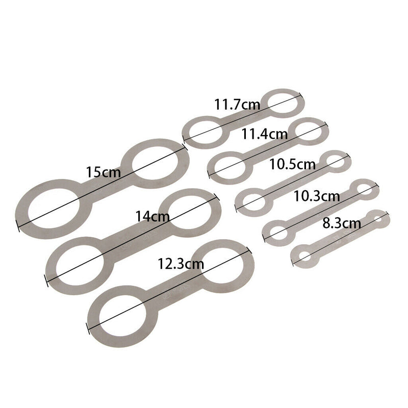 1 Set /8 Pieces Saxophone Pads Iron for Woodwind Instrument Repair Care