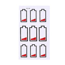 No Electricity Prompt Temporary Tattoos Body Arm Leg Waterproof Tattoo.StickerJR
